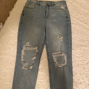 American eagle mom jeans size 4